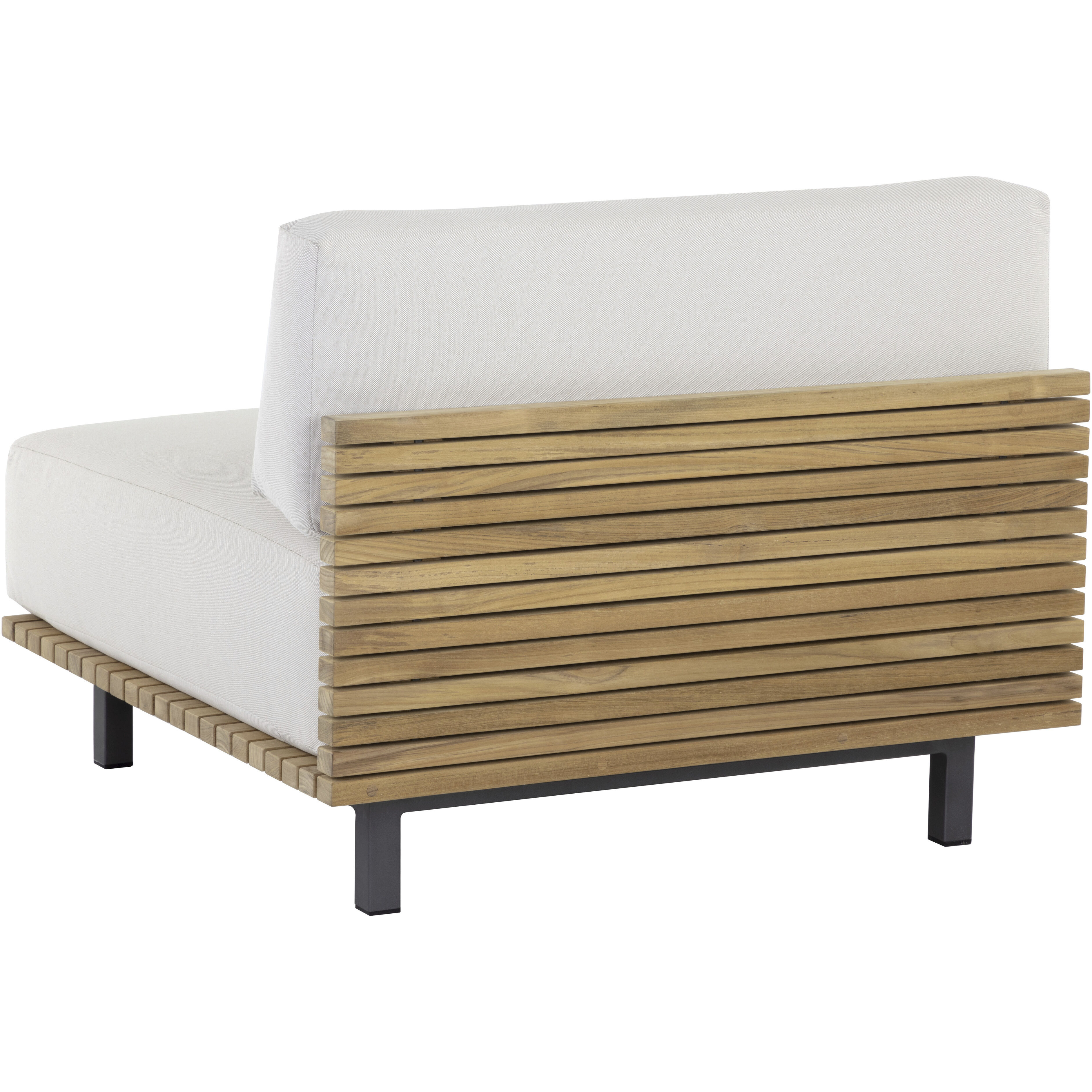 Geneve Palazzo Cream Outdoor Modular Armless Chair